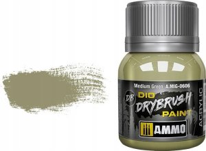 Vallejo Ammo: DIO Drybrush - Medium Green 1