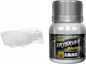 Vallejo Ammo: DIO Drybrush - Light Metal 1