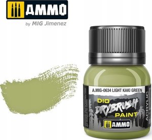 Vallejo Ammo: DIO Drybrush - Light Kaki Green  1