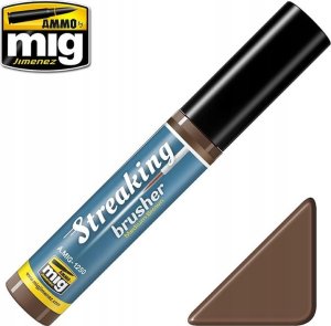 Vallejo Ammo: Streaking Brusher - Medium Brown 1