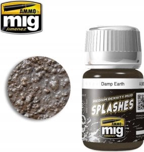 Vallejo Ammo: Splashes - Medium Density Mud - Damp Earth     1