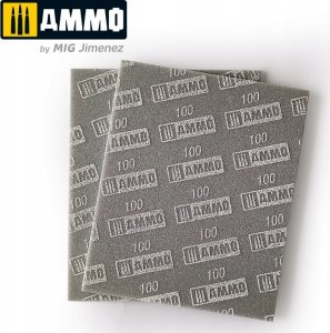 Vallejo Ammo: Sanding Sponge Sheet - 100 (2) 1