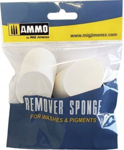 Vallejo Ammo: Remover Sponge for Washes & Pigments - Split Face Weathering Blending Pad (2) 1