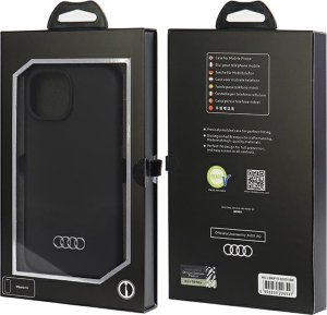 Audi Audi Silicone Case iPhone 15 / 14 / 13 6.1" black/black hardcase AU-LSRIP15-Q3/D1-BK 7