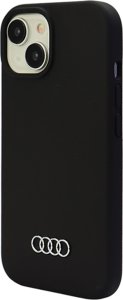 Audi Audi Silicone Case iPhone 15 / 14 / 13 6.1" black/black hardcase AU-LSRIP15-Q3/D1-BK 9