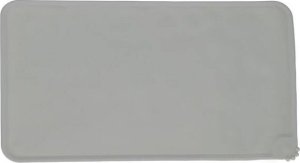 Springos Mata pod miskę dla psa, kota wodoodporna podkładka antypoślizgowa szara UNIWERSALNY 2