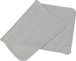 Springos Mata pod miskę dla psa, kota wodoodporna podkładka antypoślizgowa szara UNIWERSALNY 5