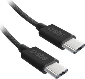 Kabel USB SBS USB-C - USB-C 1.5 m Czarny (TECABLETISSUETCCK) 2