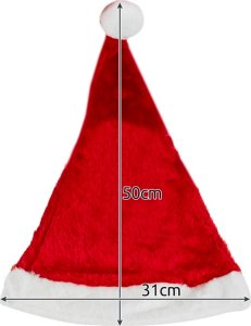 Dekoracja świąteczna Ruhhy czapka mikołaja 3