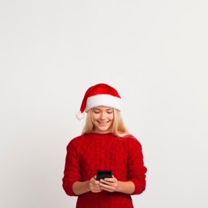 Dekoracja świąteczna Ruhhy czapka mikołaja 9