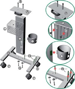 Fazzini Ssak elektryczny F-35 - profesjonalny na statywie jezdnym 5