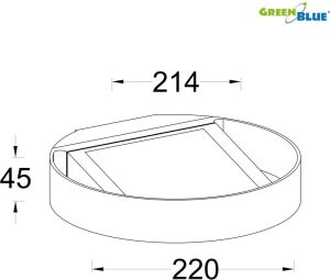 Kinkiet GreenBlue  (GB130) 2