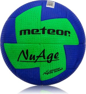 Meteor Piłka ręczna Nuage Junior niebiesko-zielona r. 1 (04064) 1