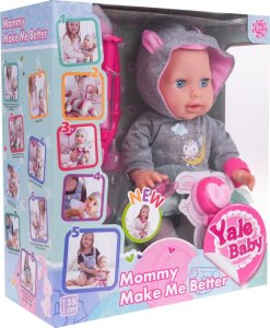 Jokomisiada Interaktywna Lalka Marysia + Akcesoria Lekarza dla dzieci 3+ Ruchome elementy + Odgłosy + Efekt gorączki 9