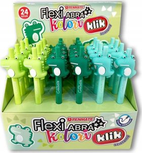 Teka Długopis ¶cieralny Flexi Abra Crocodil (24szt) 1