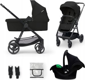 Wózek KinderKraft Universalus vežimėlis Kinderkraft newly 3in1, Mink pro black 10