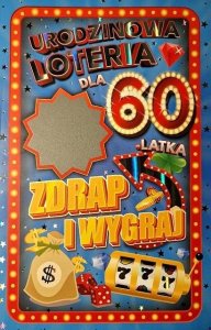 Yeku Karnet Urodziny 60 męskie 5