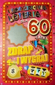 Yeku Karnet Urodziny 60 damskie 1