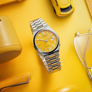 Zegarek Citizen ZEGAREK MĘSKI CITIZEN Tsuyosa NJ0150-81Z - AUTOMAT SZAFIR 9