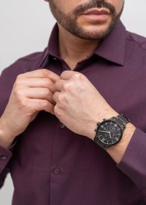 Zegarek Paul Lorens ZEGAREK MĘSKI PAUL LORENS - PL11652B6-1A5 (zg356d) + BOX 19