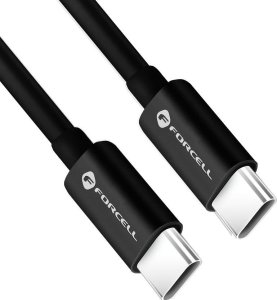 Kabel USB ForCell USB-C - USB-C 3 m Czarny 3
