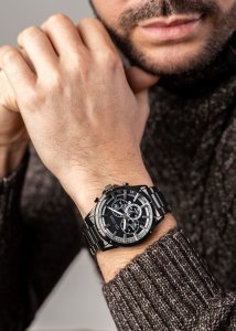 Zegarek Paul Lorens ZEGAREK MĘSKI PAUL LORENS - PL13605B-1A5 (zg359d) + BOX 14