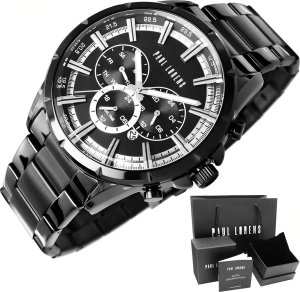 Zegarek Paul Lorens ZEGAREK MĘSKI PAUL LORENS - PL13605B-1A5 (zg359d) + BOX 15