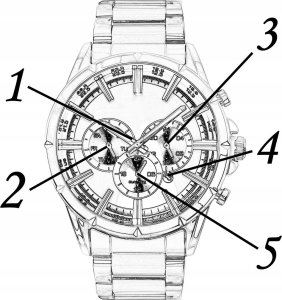 Zegarek Paul Lorens Zegarek męski Paul Lorens-LUXURY- 13605B-6F3 2