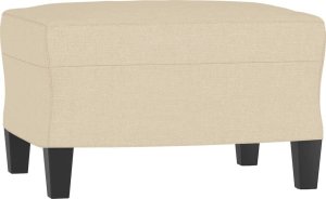 vidaXL vidaXL Sofa 3-osobowa, kremowa, 180 cm, tapicerowana tkaniną 5