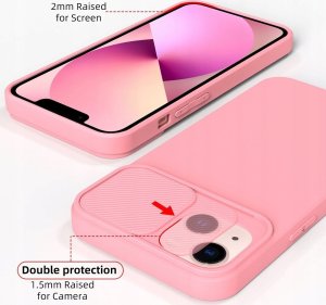 4kom.pl Futerał SLIDE do SAMSUNG A15 5G / A15 4G jasnoróżowy 5