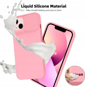 4kom.pl Futerał SLIDE do SAMSUNG A15 5G / A15 4G jasnoróżowy 6