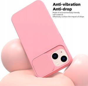 4kom.pl Futerał SLIDE do SAMSUNG A15 5G / A15 4G jasnoróżowy 7