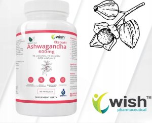 Wish Pharmaceutical WISH Ashwagandha Extract 600mg 90caps 2