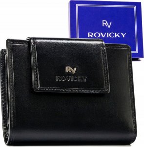 Rovicky Skórzany portfel na zatrzask z systemem RFID - Rovicky NoSize 1