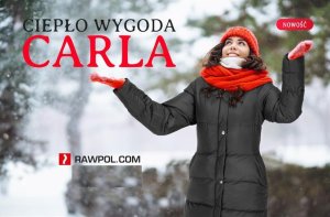 R.E.I.S. CARLA - Pikowana damska kurtka ochronna stały kaptur stójka dwustronny zamek błyskawiczny napy ocieplana futerkiem wyściółka 100% poliester 410 g/m2 L 1