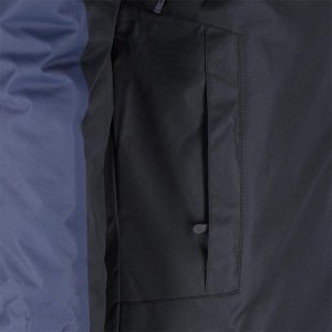 Kurtka męska R.E.I.S. BORG - Kurtka męska ochronna ocieplana odblaski zamek błyskawiczny napy stójka odsuwany kaptur z polarową podszewką 100% poliester powlekany PCV 150 g/m2 3XL 8