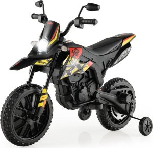 Costway Elektryczny motocykl Aprilia dla dzieci czarny 1