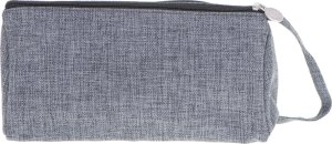 KIK Piórnik szkolny podwójny saszetka kosmetyczka szary 6