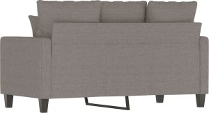 vidaXL vidaXL Sofa 2-osobowa, kolor taupe, 120 cm, tapicerowana tkaniną 5