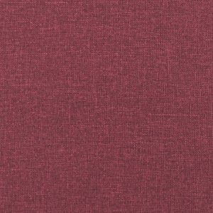 vidaXL vidaXL Sofa 2-osobowa, winna czerwień, 120 cm, tapicerowana tkaniną 7