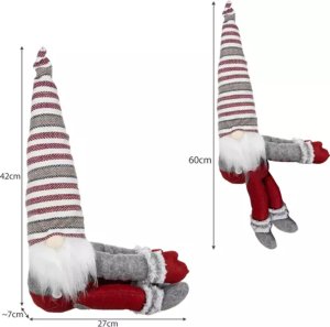 Dekoracja świąteczna Ruhhy Skrzat/ krasnal na rzep Ruhhy 20360 3