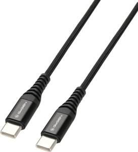 Kabel USB GoGEN Kabel USB Gogen C-C PD 60W 1m czarny USBCC100MM01 1