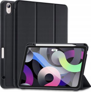 Etui na tablet Tech Craft ETUI OBUDOWA Z MIEJSCEM NA RYSIK IPAD AIR 4 2020 / AIR 5 2022 BLACK 1