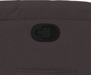 vidaXL Fotel rozkładany, ciemnobrązowy, obity tkaniną 9