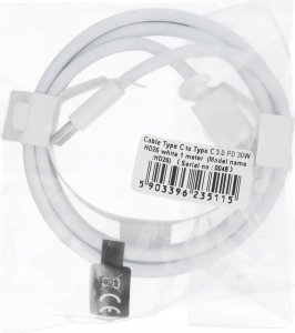 Kabel USB OEM USB-C - USB-C 1 m Biały 2