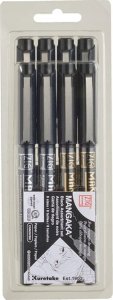 Artequipment ZIG CARTOONIST MANGAKA Black 8-set 1