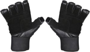 HMS RST04 BLACK ROZM. S RĘKAWICE NA SIŁOWNIĘ HMS 2