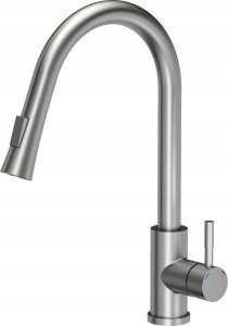 Zlewozmywak Kuchinox SK2_211T / KUCHINOX / ZLEW / STALOWY NAKŁADANY 1KOM.+ OC. 50X80 GŁADKI + SYFON (OKS_B13Y) / 3