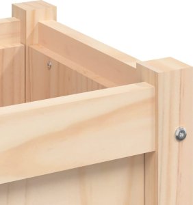 vidaXL vidaXL Donice ogrodowe, 2 szt., lite drewno sosnowe 10