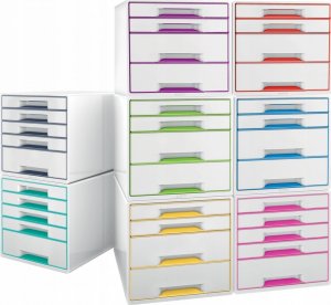 Leitz Pojemnik z 4 szufladami Leitz WOW 6